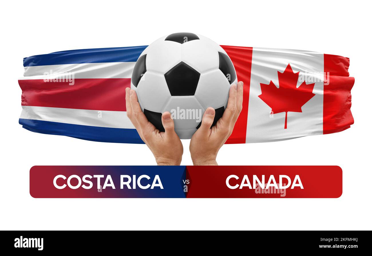 Costa Rica vs Canada national teams soccer football match competition concept Stock Photo Alamy