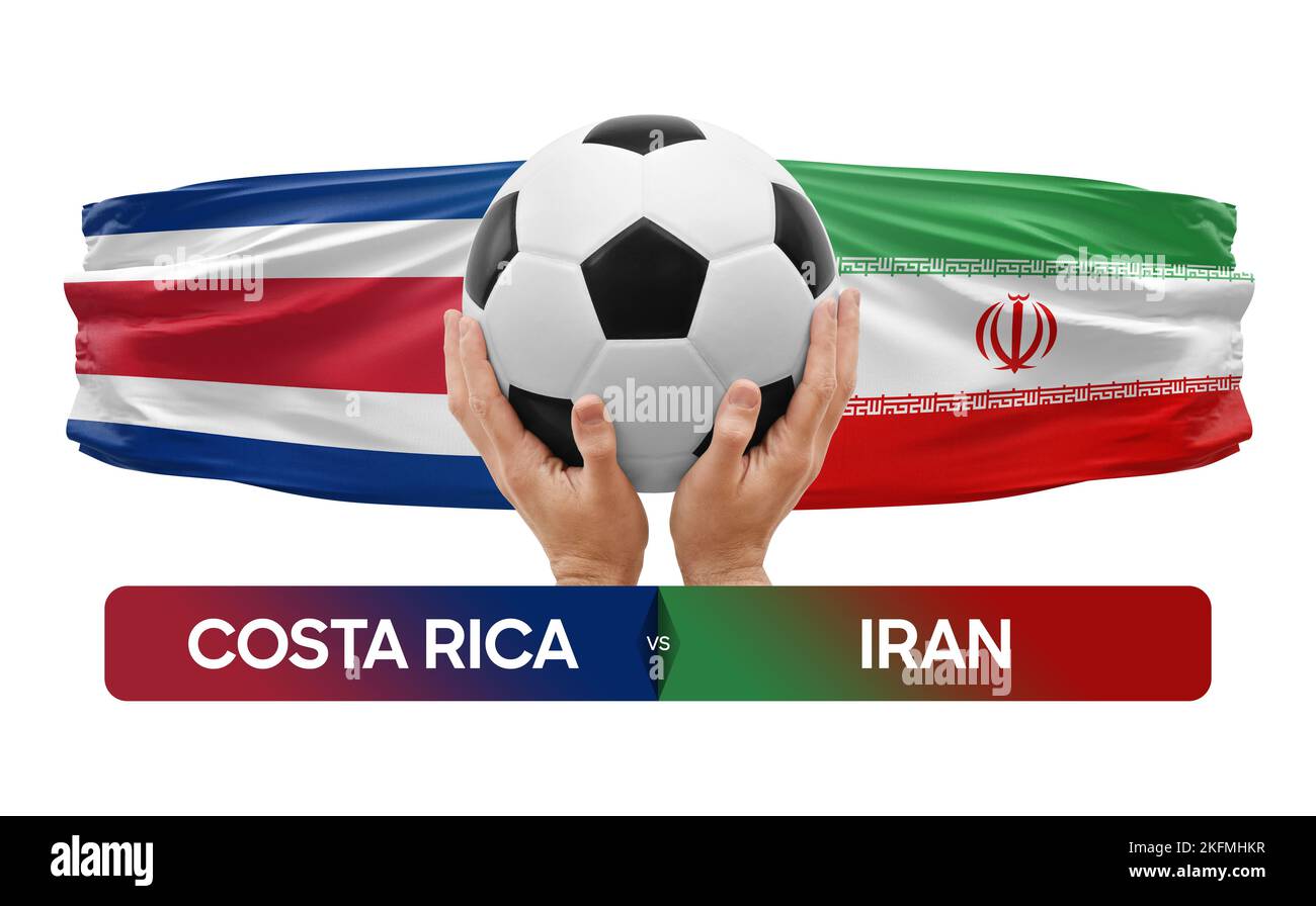 Costa Rica vs Iran national teams soccer football match competition