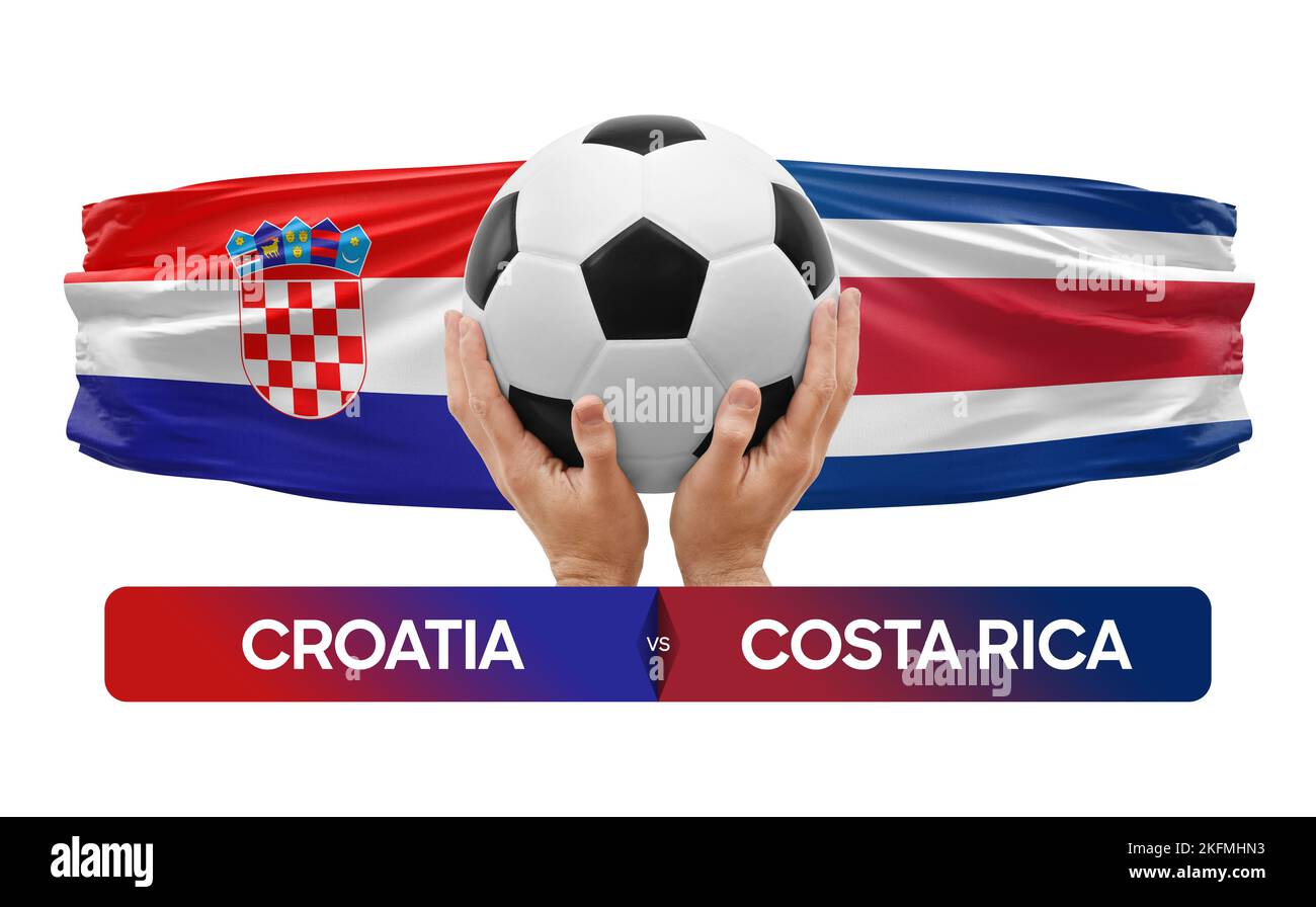 Croatia vs Costa Rica national teams soccer football match competition