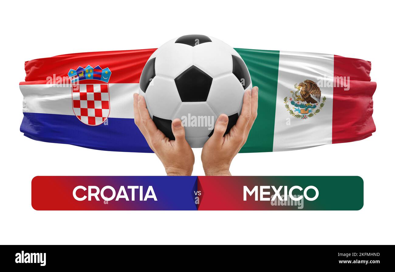 Croatia vs Mexico national teams soccer football match competition
