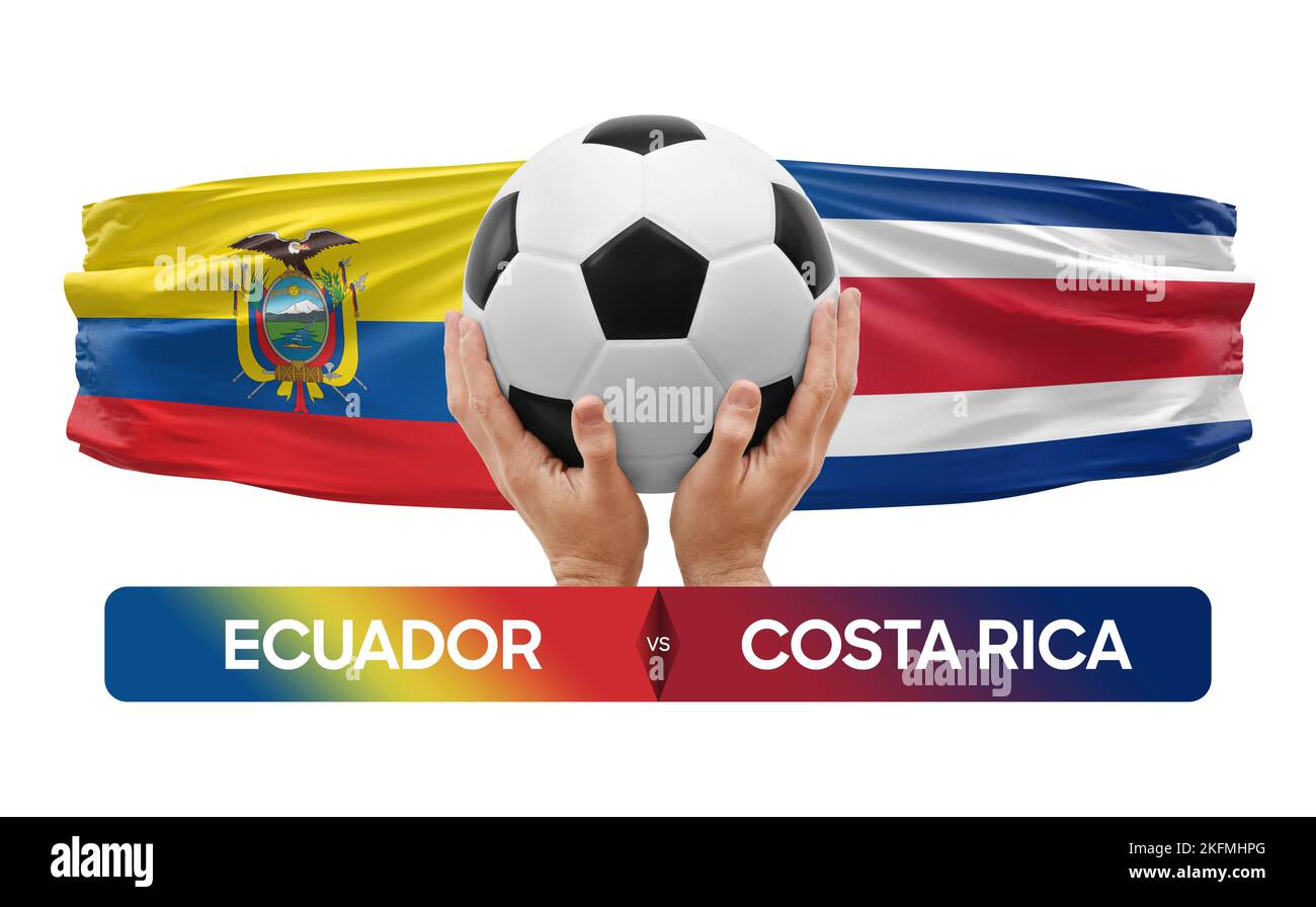 Ecuador vs Costa Rica national teams soccer football match competition
