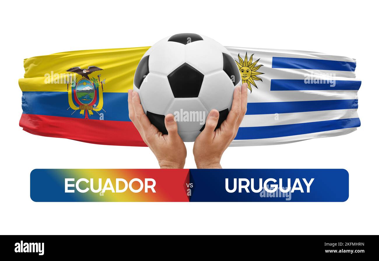 Ecuador Vs Uruguay National Teams Soccer Football Match Competition