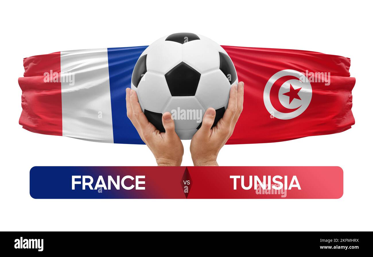 France vs Tunisia national teams soccer football match competition