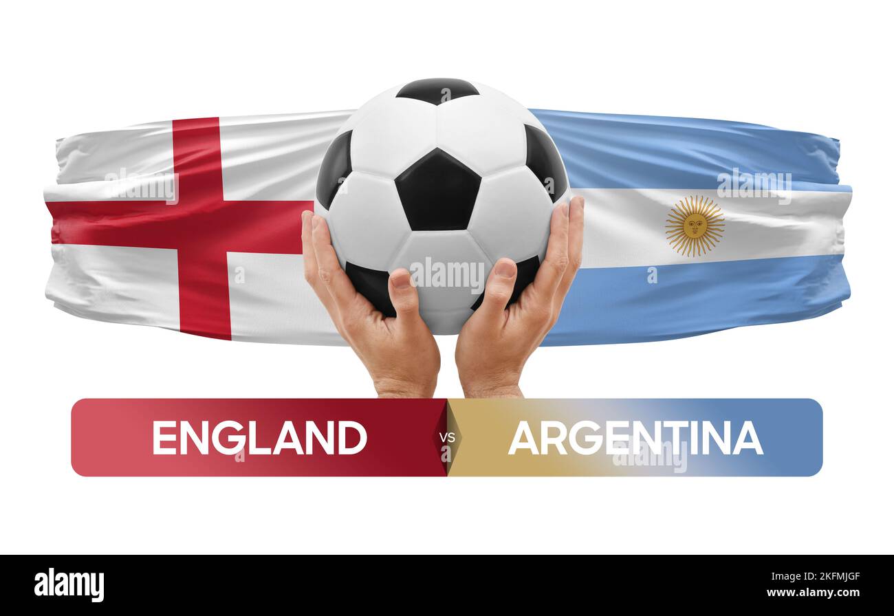 England vs Argentina national teams soccer football match competition