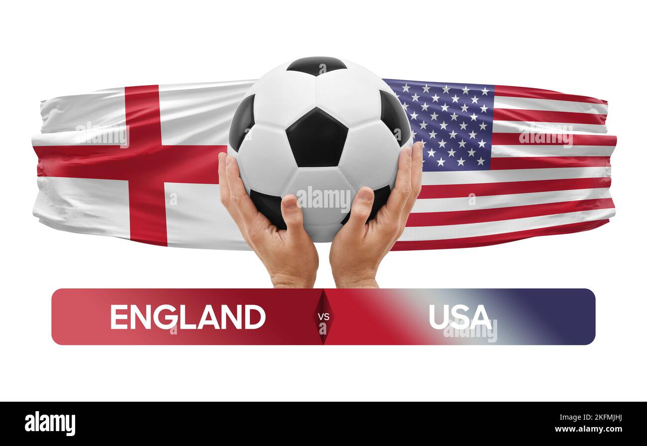 England vs USA national teams soccer football match competition concept