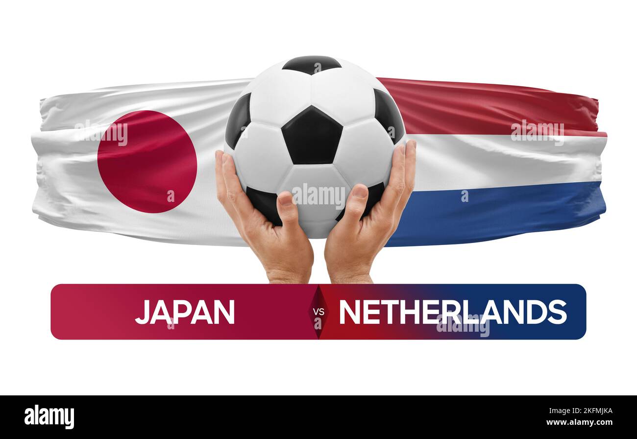 Japan vs Netherlands national teams soccer football match competition