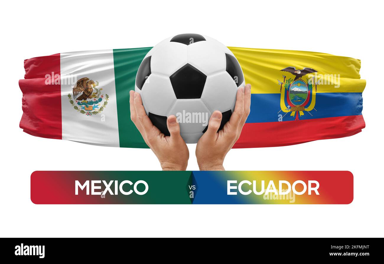 Mexico vs Ecuador national teams soccer football match competition