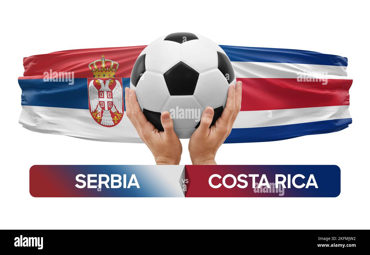 Serbia vs Costa Rica national teams soccer football match competition