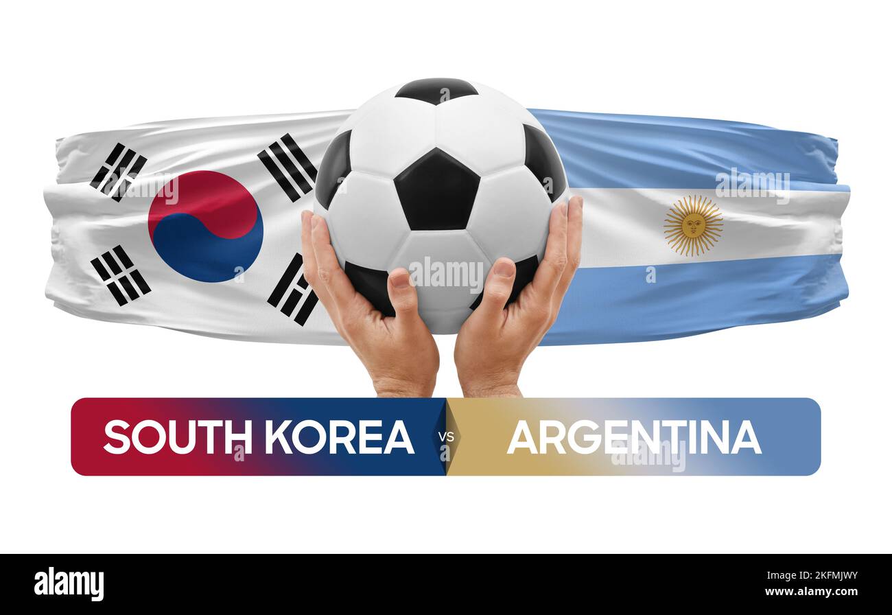 South Korea Vs Argentina National Teams Soccer Football Match