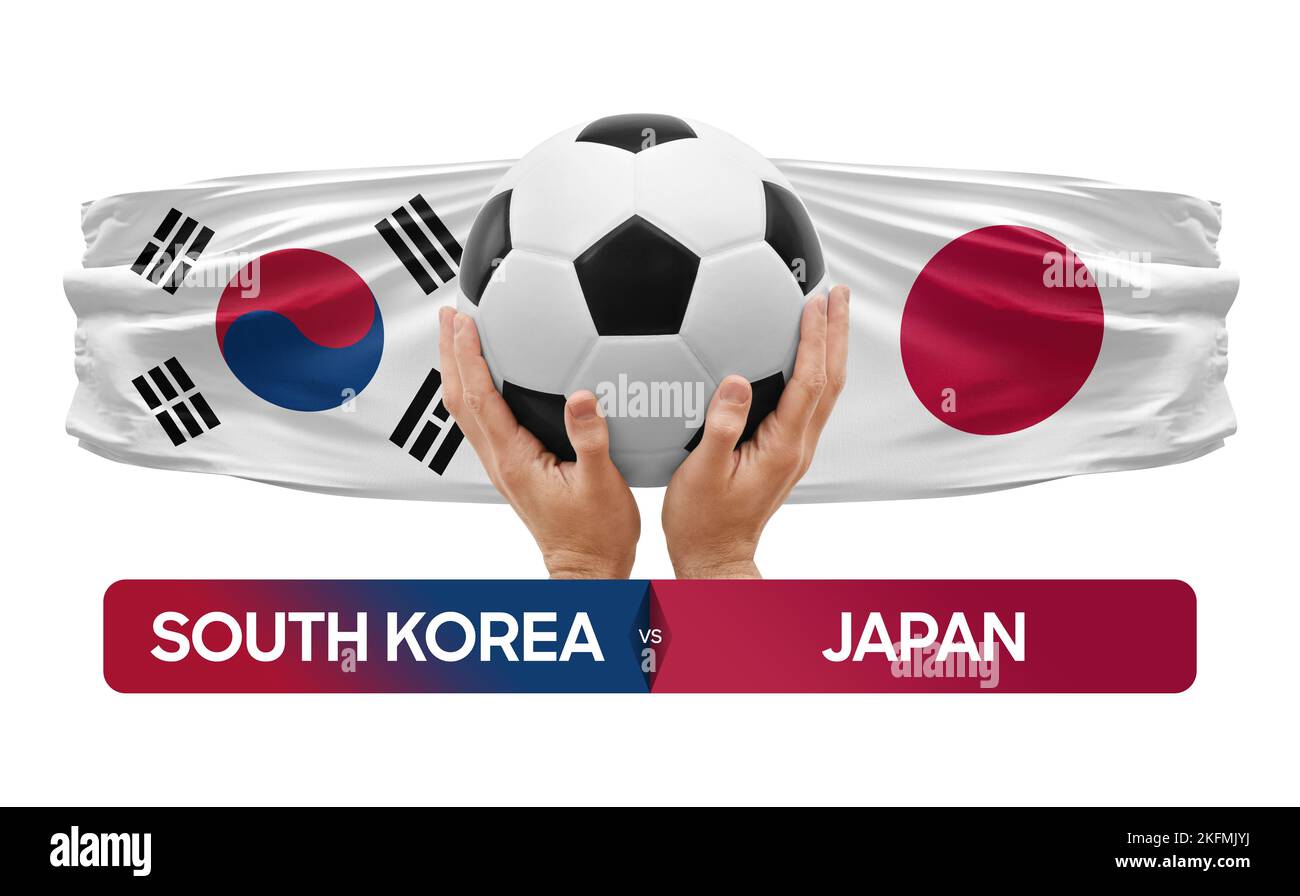 South Korea vs Japan national teams soccer football match competition