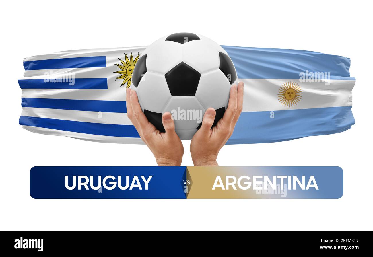 Uruguay Vs Argentina National Teams Soccer Football Match Competition