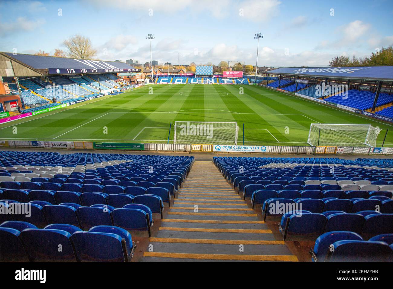 Edgeley park stockport general view hires stock photography and images
