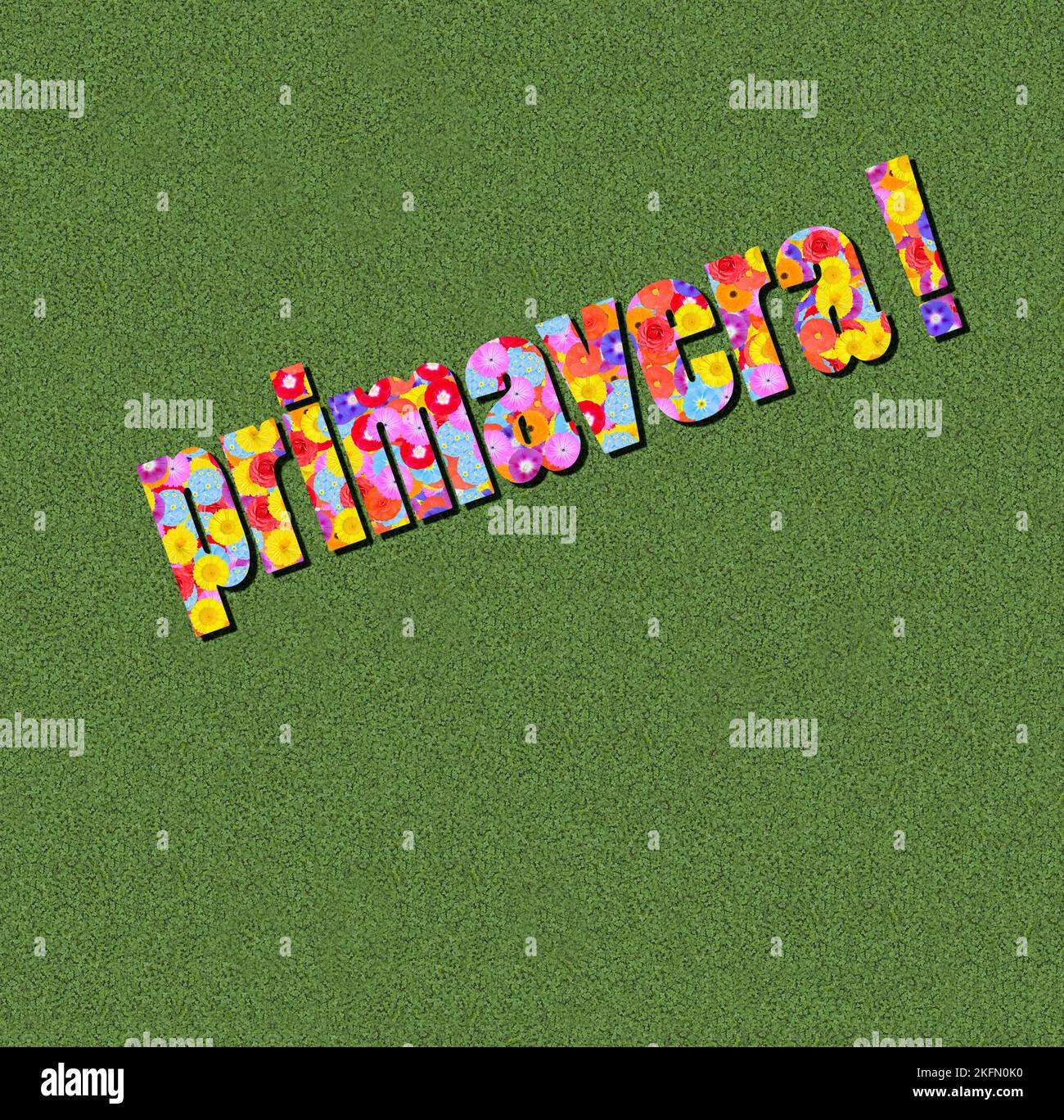 primavera italian word for spring by using image IDs 2KA2J50 and