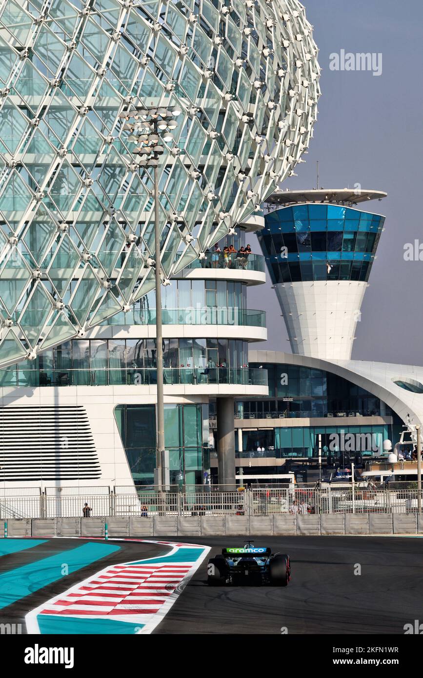 Abu Dhabi, UAE. 19th November 2022. Lance Stroll (CDN) Aston Martin F1 ...