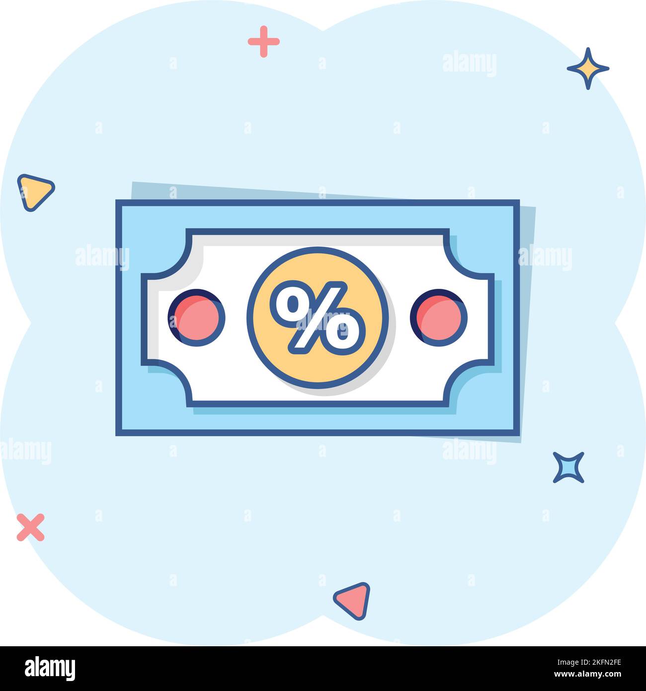 Dollar currency banknote icon in comic style. Dollar cash discount ...