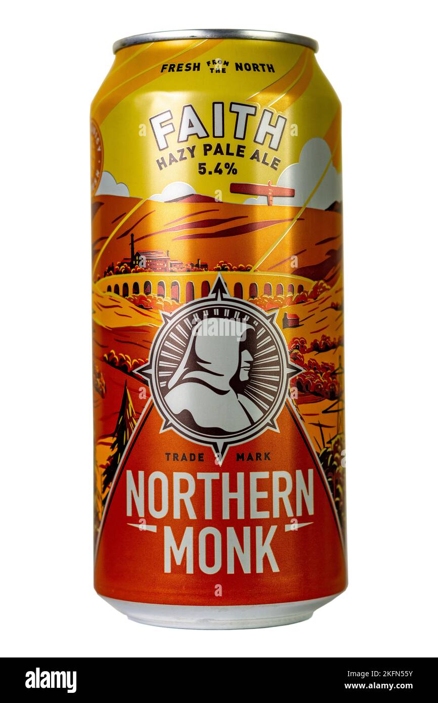 Northern Monk Brewery Faith (Hazy Pale Ale) Abv 5.4 Stock Photo Alamy