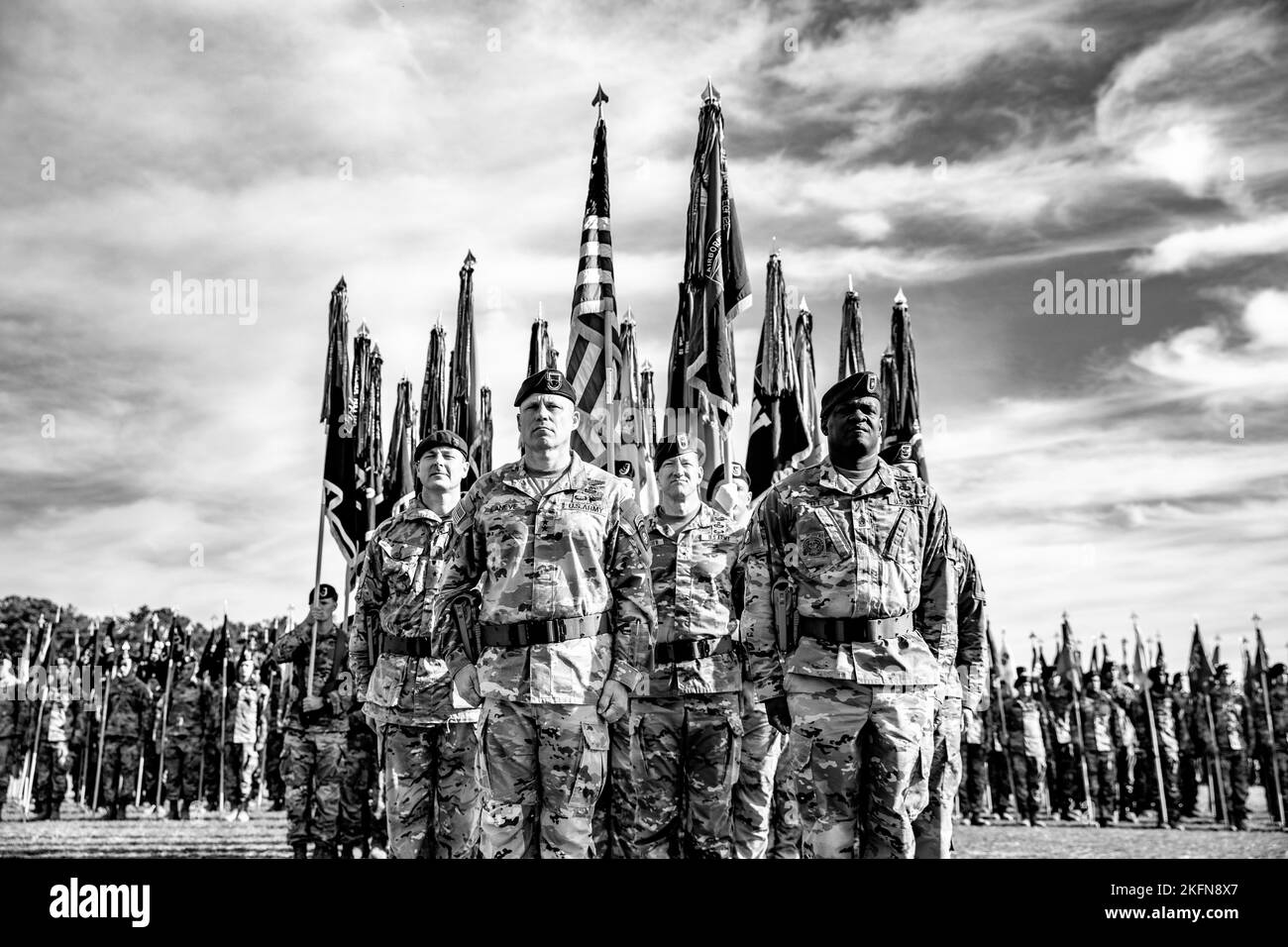 U.S. Army Paratroopers assigned to the 82nd Airborne Division