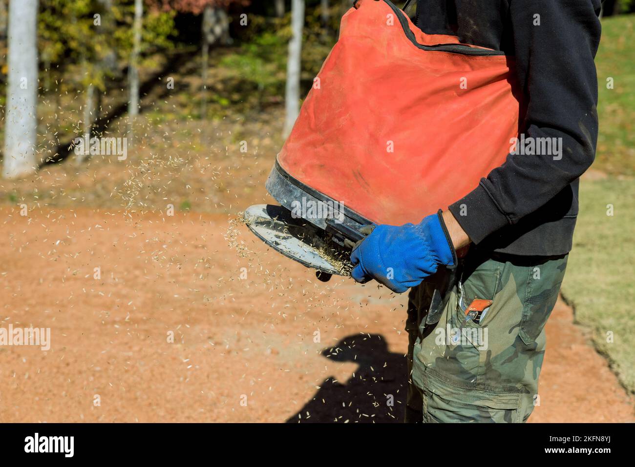 Seeding device is one of tools used by landscapers gardeners to sow
