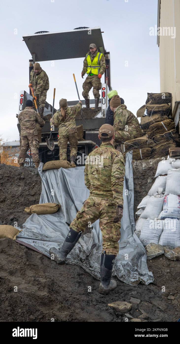 Alaska Air and Army National Guardsmen, assigned to Joint Task Force