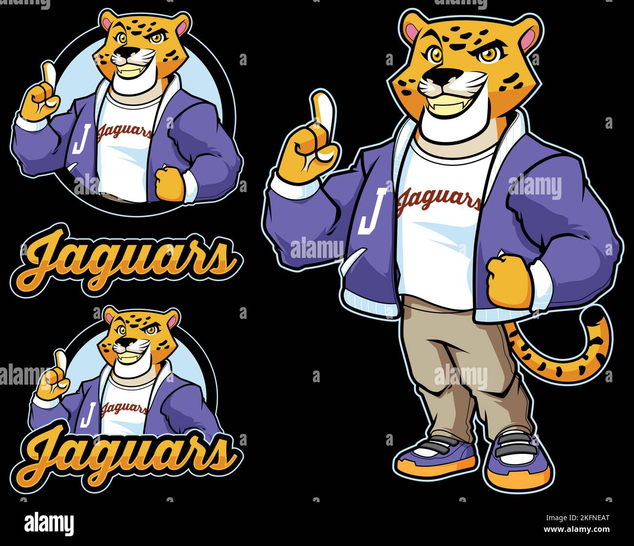 Jaguar Team Mascot Stock Vector Image & Art - Alamy