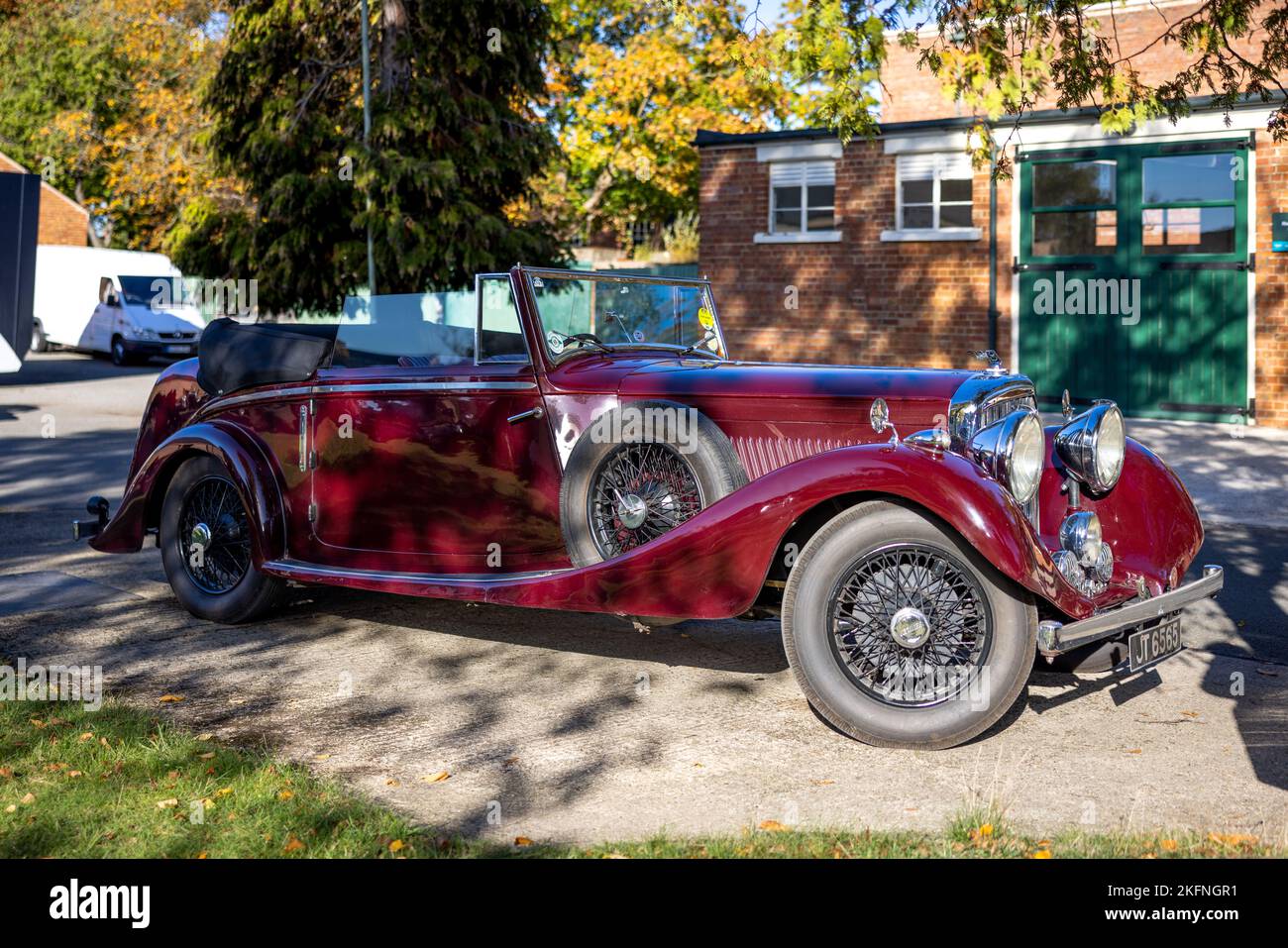 1937 Bentley 4¼ Litre ‘JT 6565’ on display at the October Scramble held at the Bicester Heritage Centre on the 9th October 2022 Stock Photo