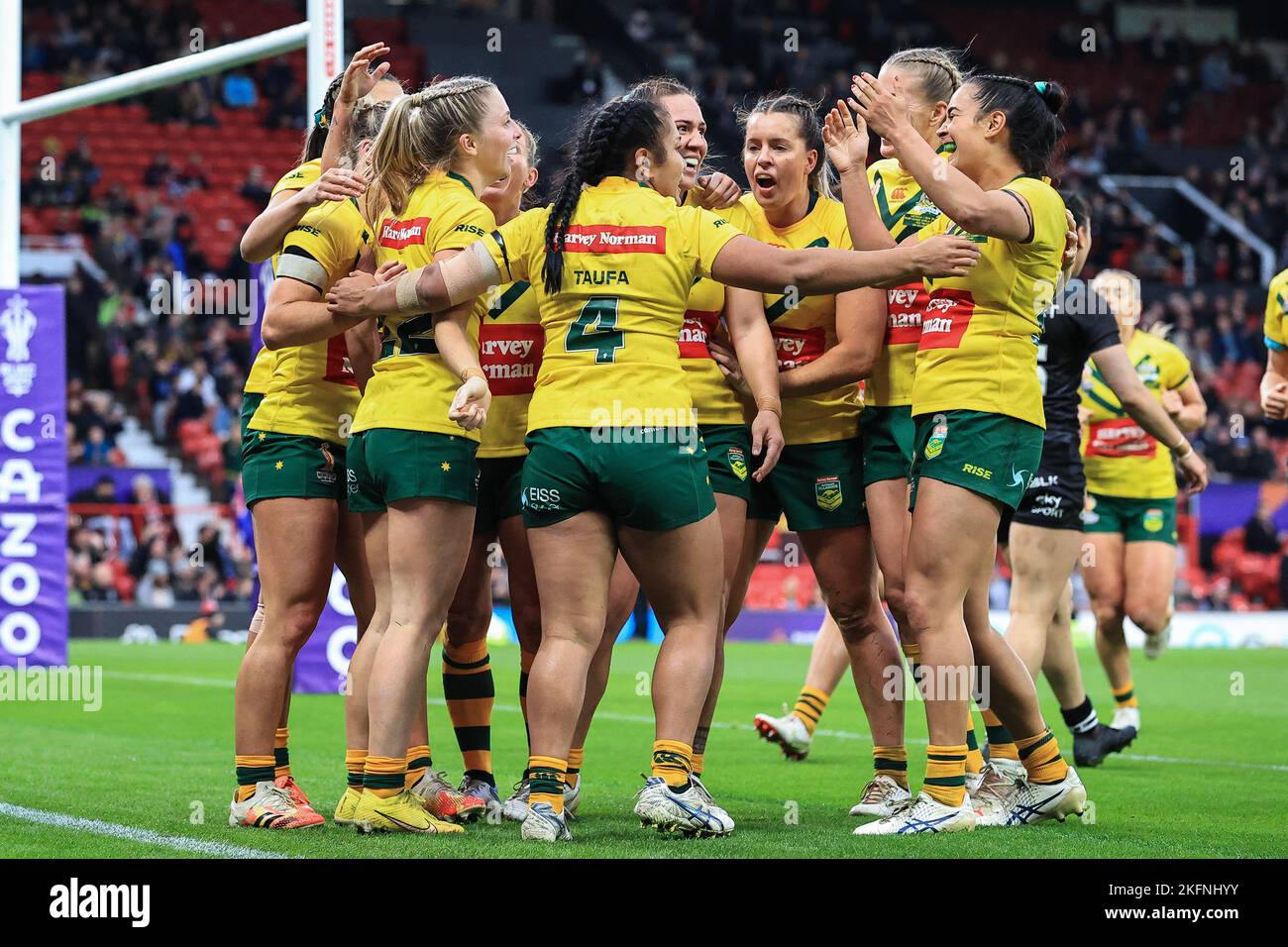 Manchester, UK. 19th Nov, 2022. Tarryn Aiken 12 of Australia Women