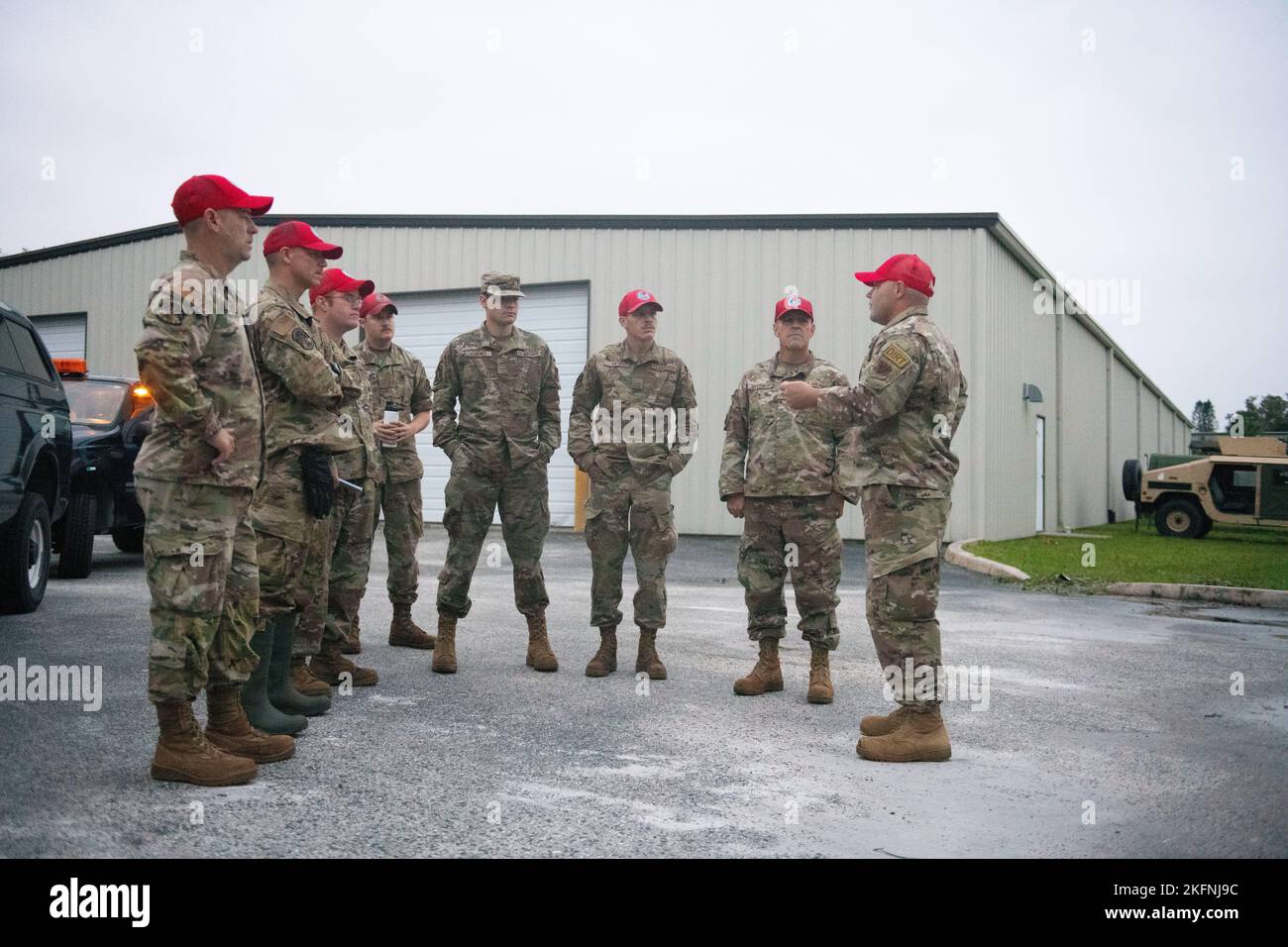 The 202nd RED HORSE Squadron prepare and depart from 3265 ADA Regiment