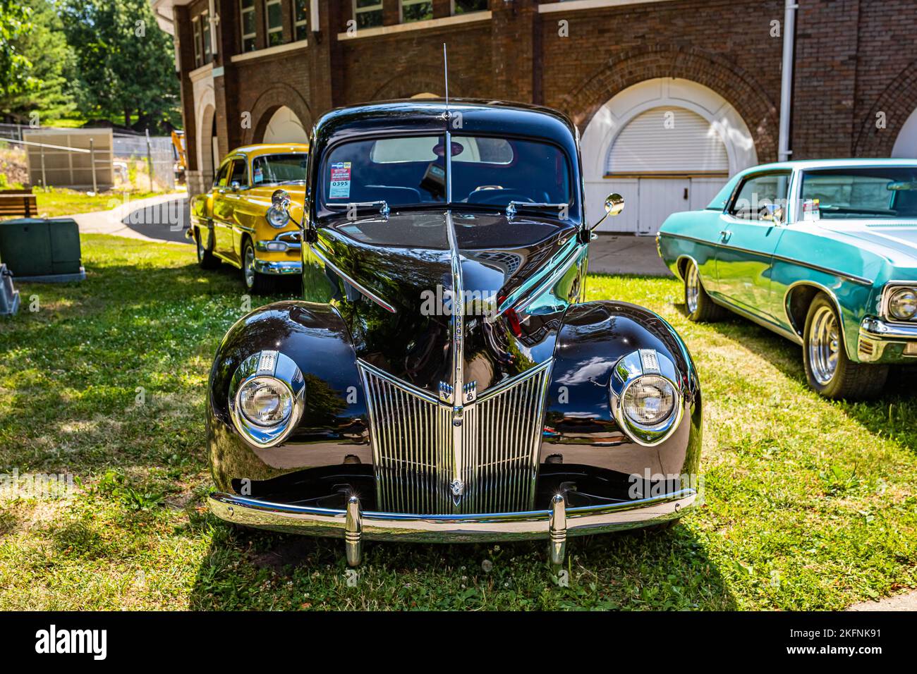 Des Moines, IA July 03, 2022 High perspective front view of a 1940