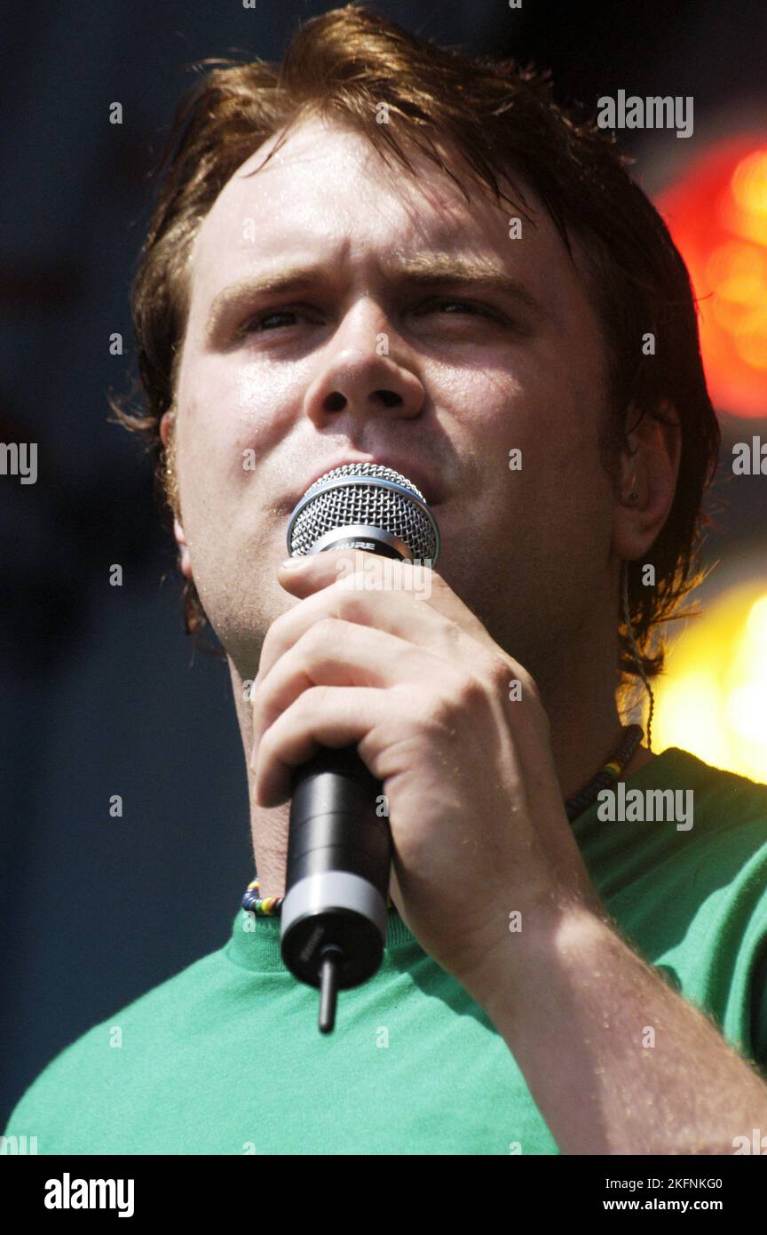 DANIEL BEDINGFIELD, CONCERT, 2005 Daniel Bedingfield at Red Dragon