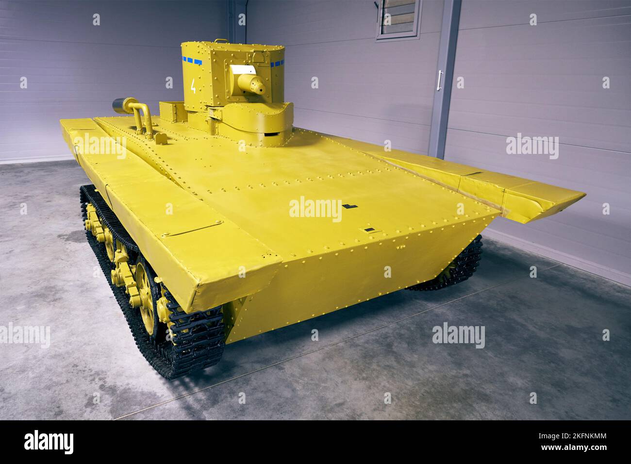 Rare old tank in the Museum of Military Equipment Stock Photo - Alamy