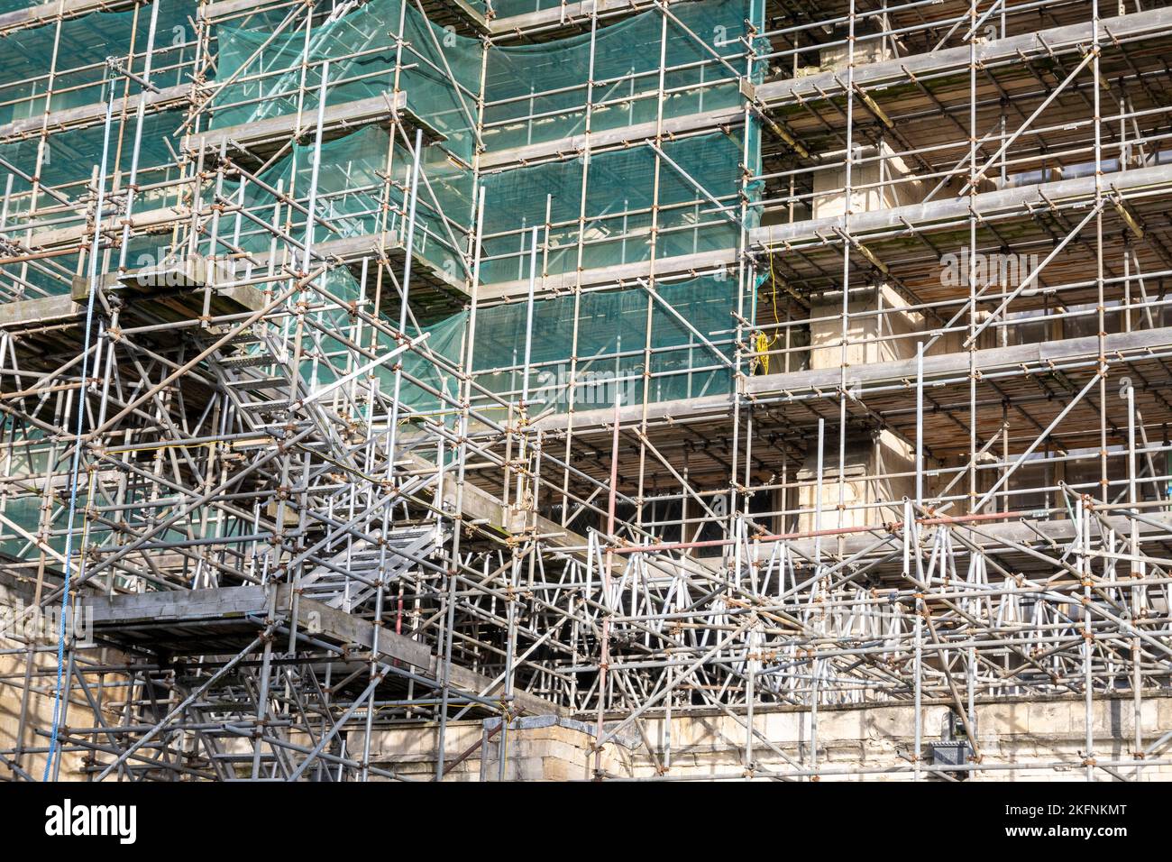 Detail of scaffolding Stock Photo Alamy