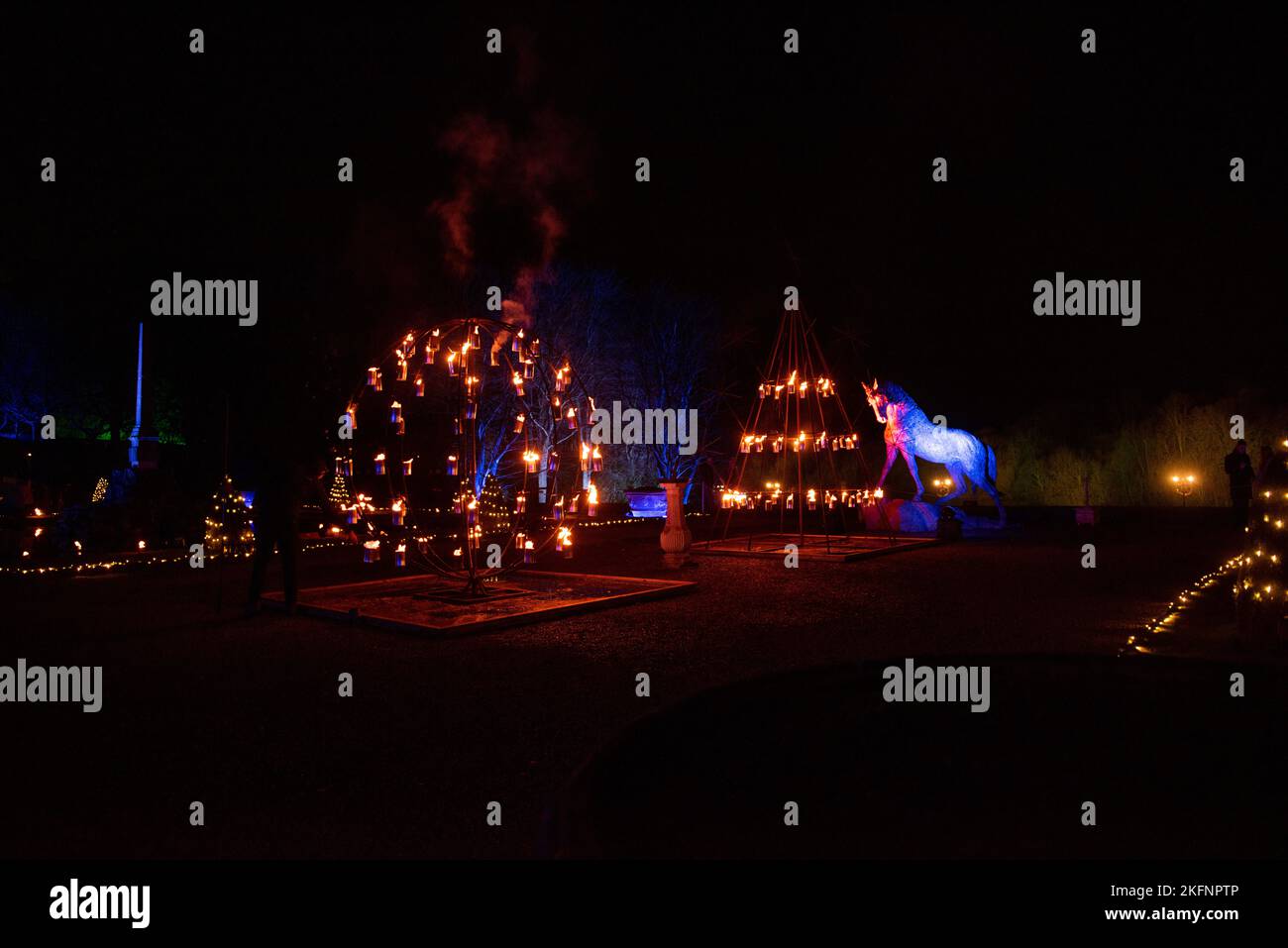 Christmas Lights at Blenheim Palace, 2020 Stock Photo Alamy