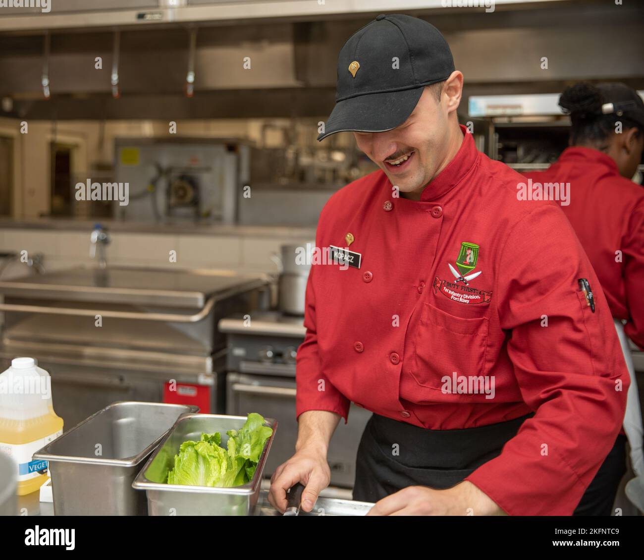U.S. Army Spc. Peter Kopacz, a culinary specialist assigned to the ...