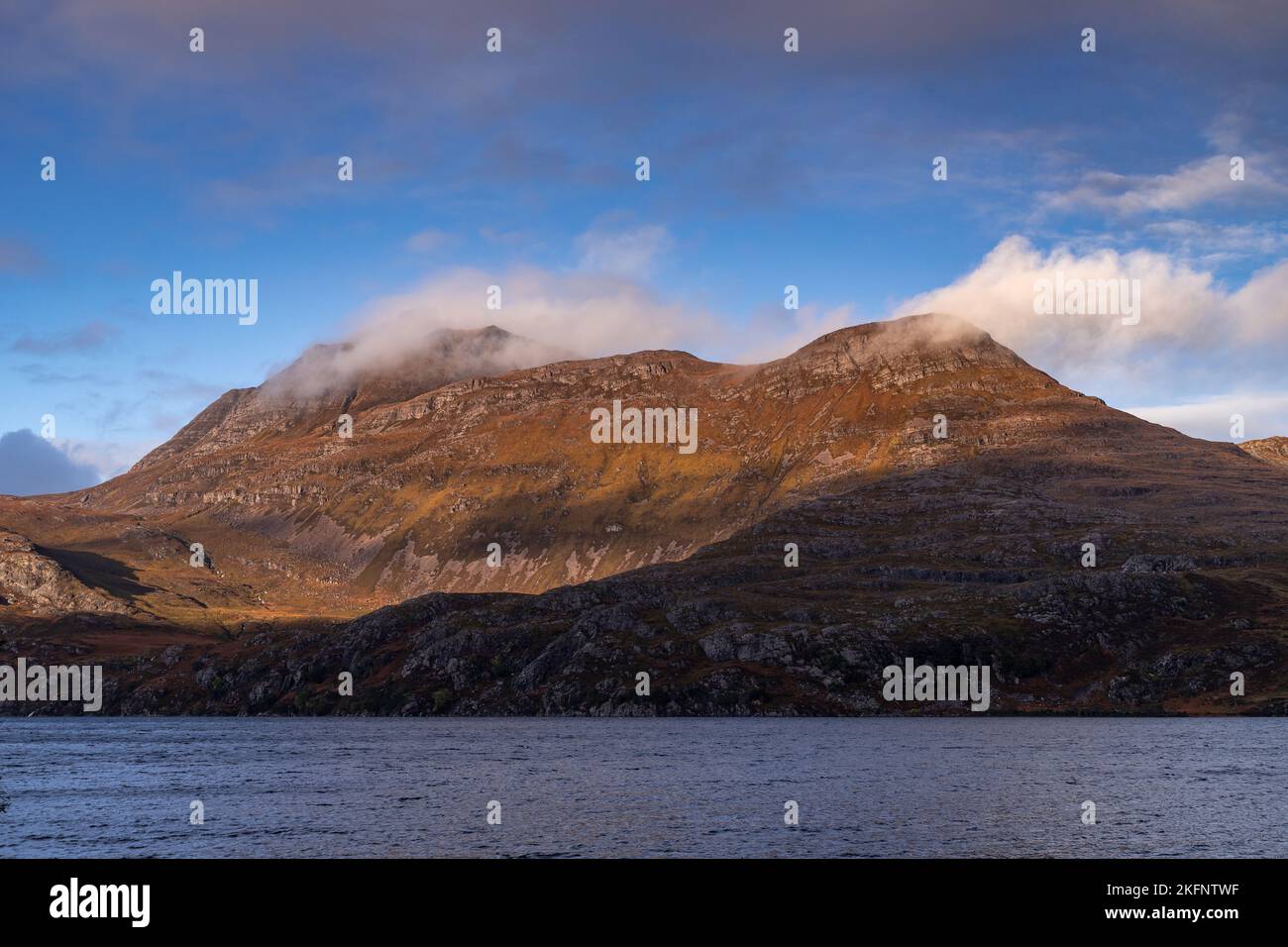 Slioch mountain in the Beinn Eighe nature reserve, northwest Scotland Stock Photo