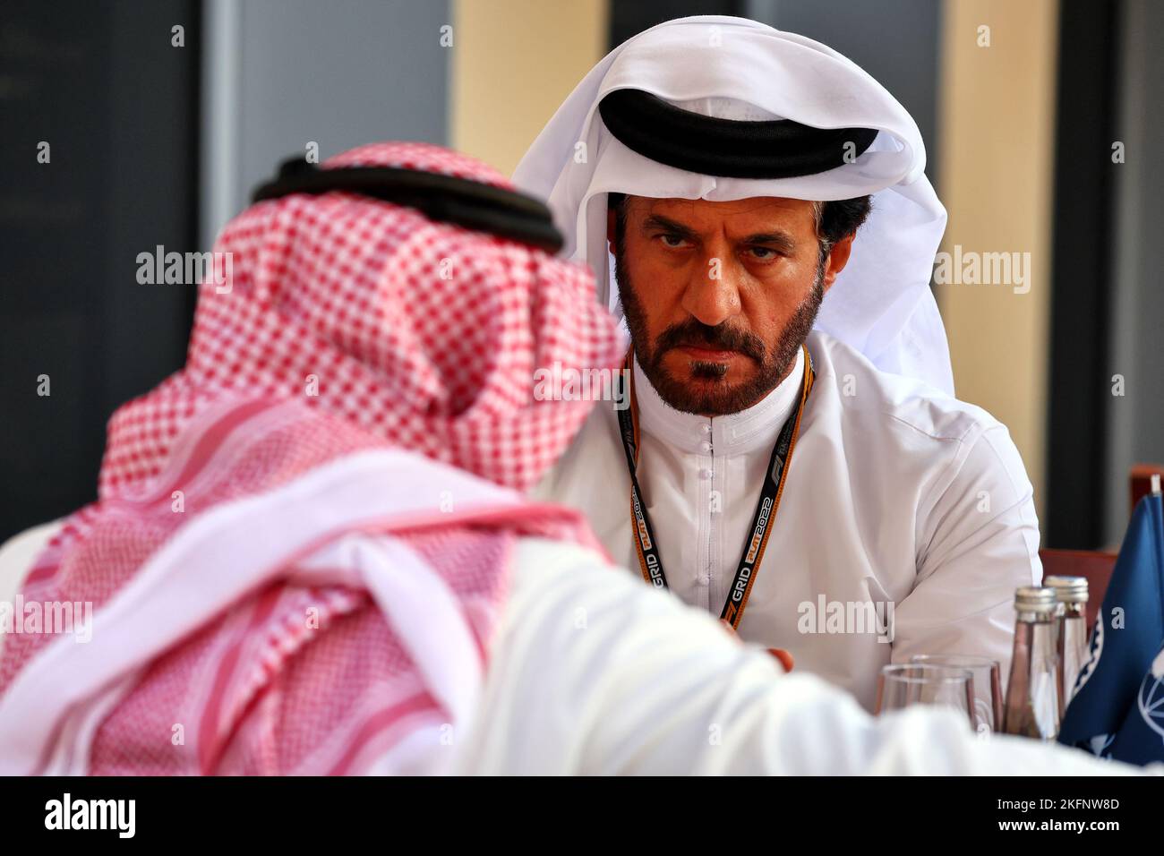 Abu Dhabi, UAE. 19th November 2022. Mohammed Bin Sulayem (UAE) FIA President. Abu Dhabi Grand