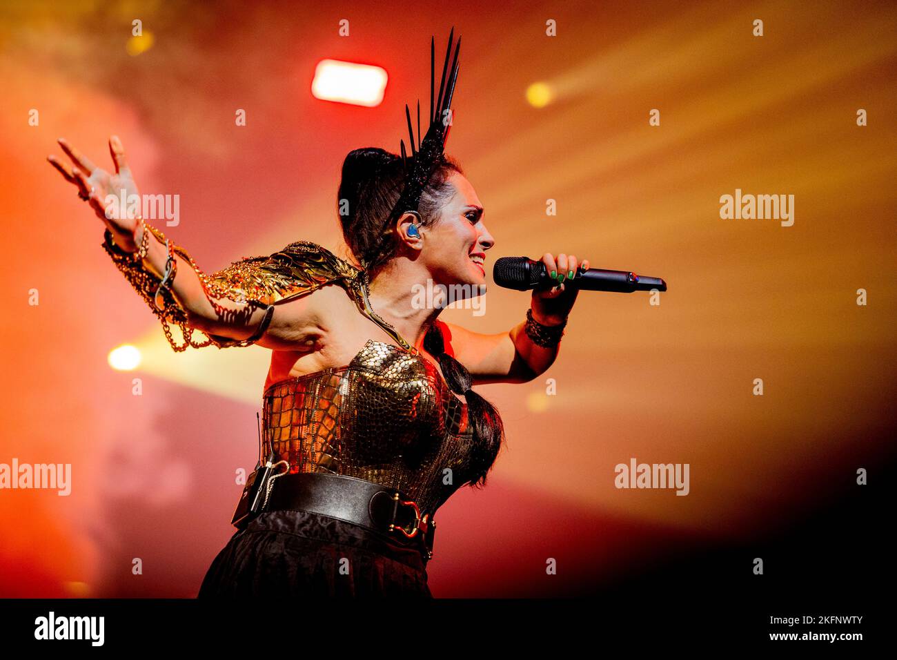 Italy 10 November 2022 Within Temptation live at Mediolanum Forum Assago © Andrea Ripamonti / Alamy Stock Photo