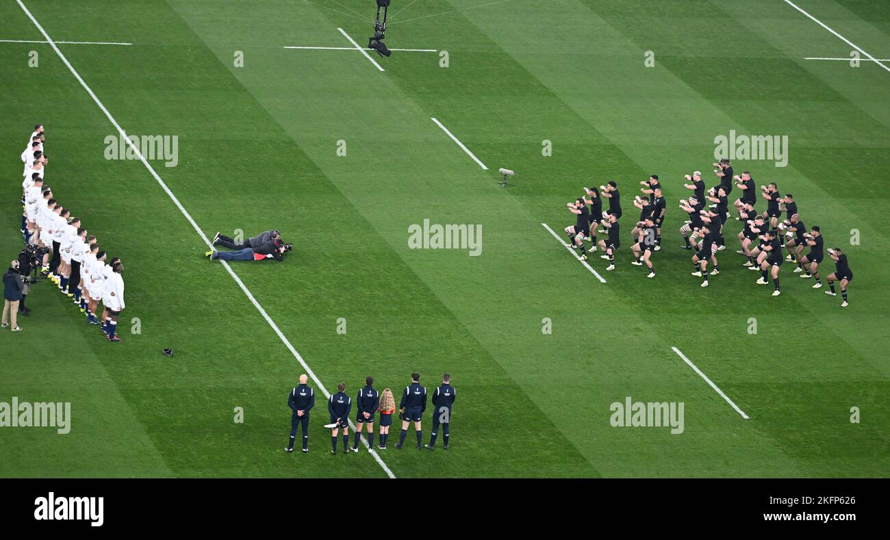 19th November 2022; Twickenham Stadium, London, England Autumn Series International Rugby