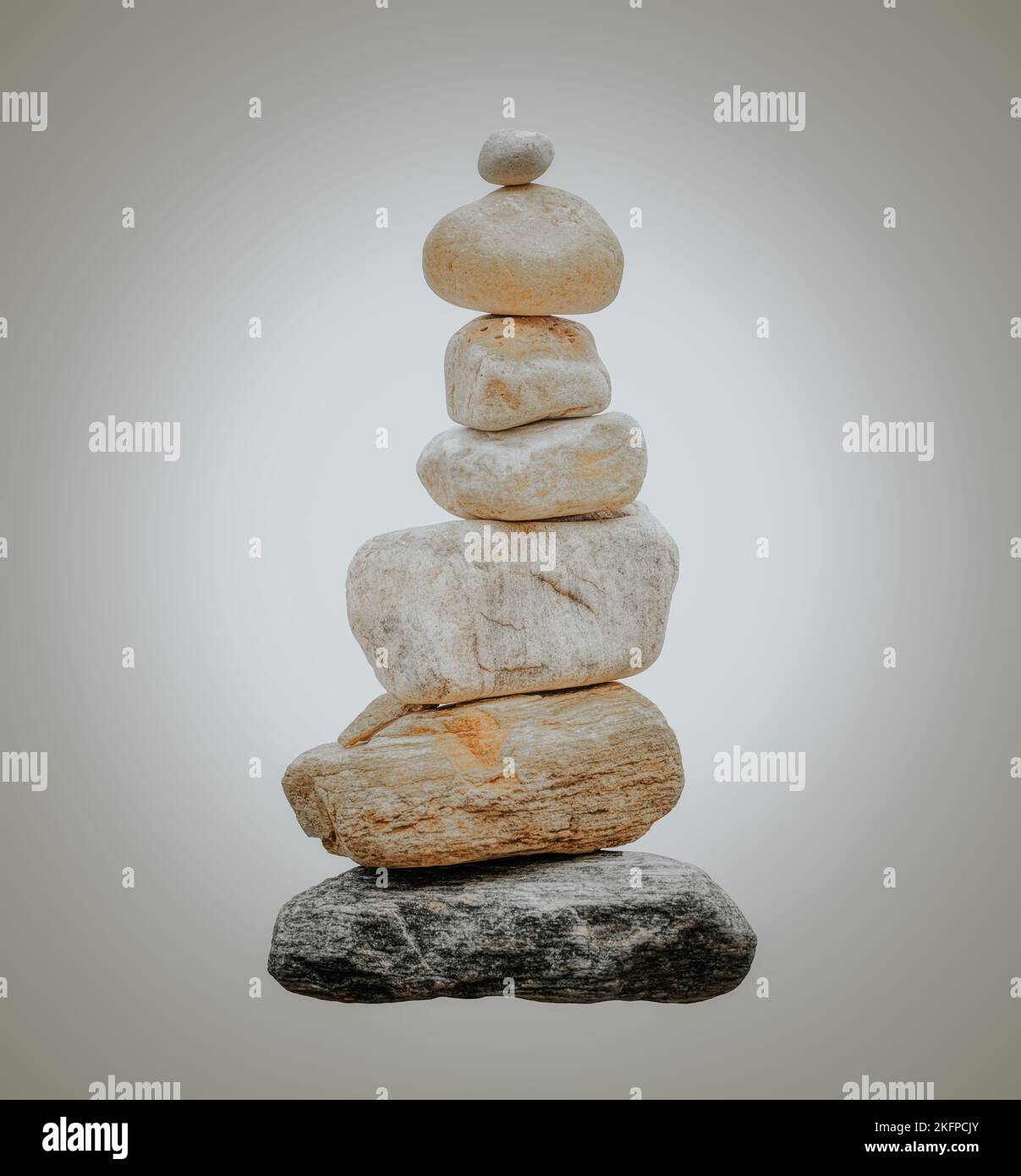 Zen stone for spa background Stock Photo