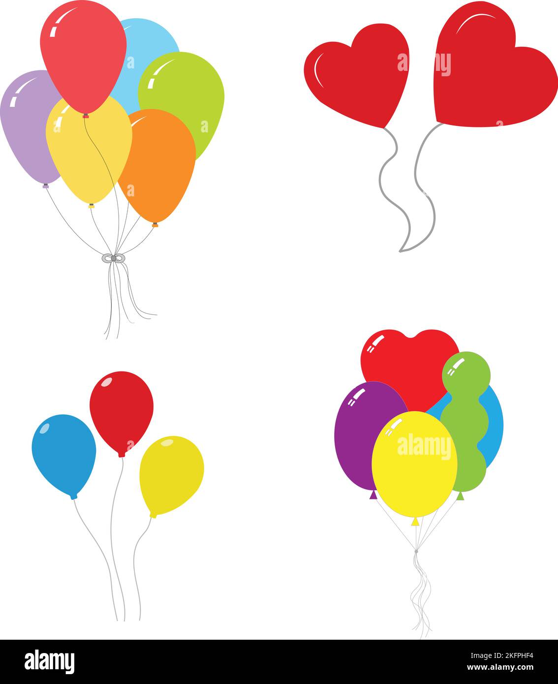 Party Balloon Vector Illustration Balloon image or clip art Stock