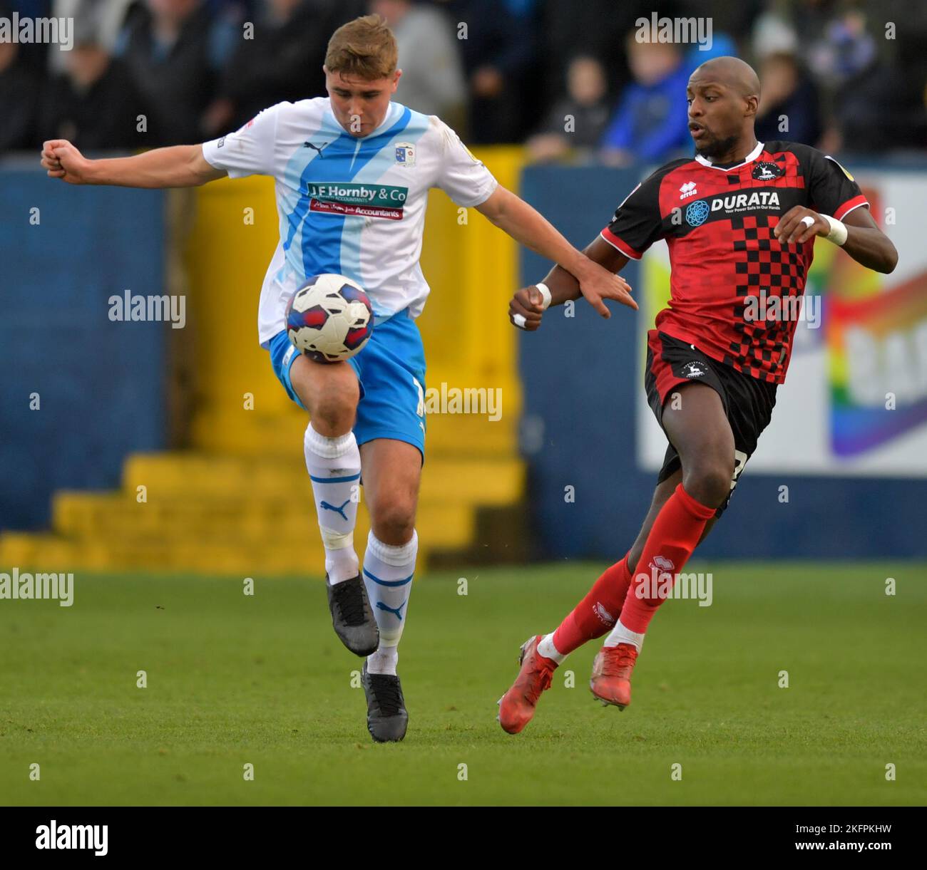 Barrow In Furness, UK. 19th Nov, 2022. Hartlepool United's Mohamad