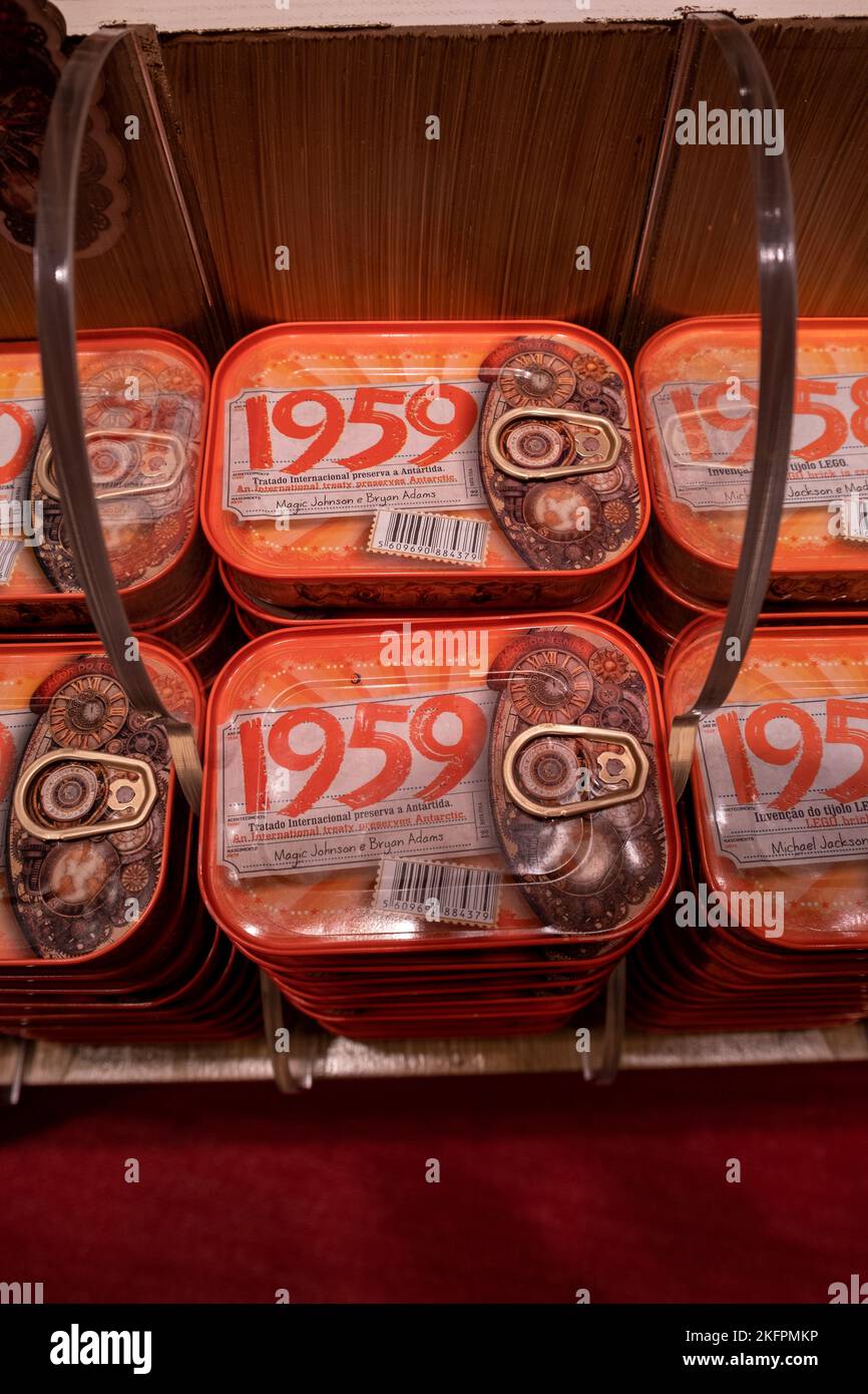 Famous Portuguese canned sardine Stock Photo Alamy