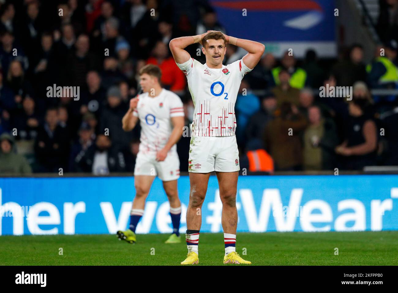 Slade England England's Henry Slade after the Autumn International at Twickenham ...