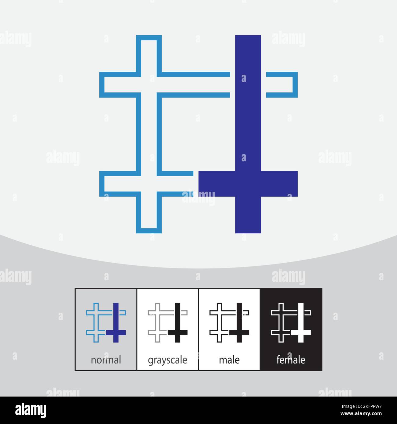 Trend, Hasthag and T Letter Icon. - Vector. Vector illustration Stock Vector