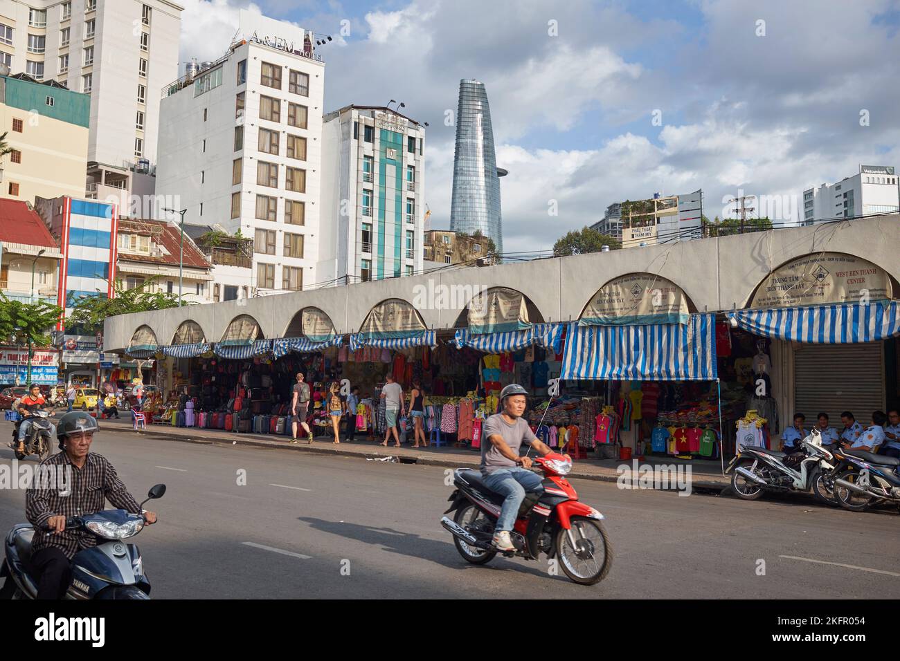 Ben Thanh Market Ho Chi Minh City Saigon Vietnam Stock Photo