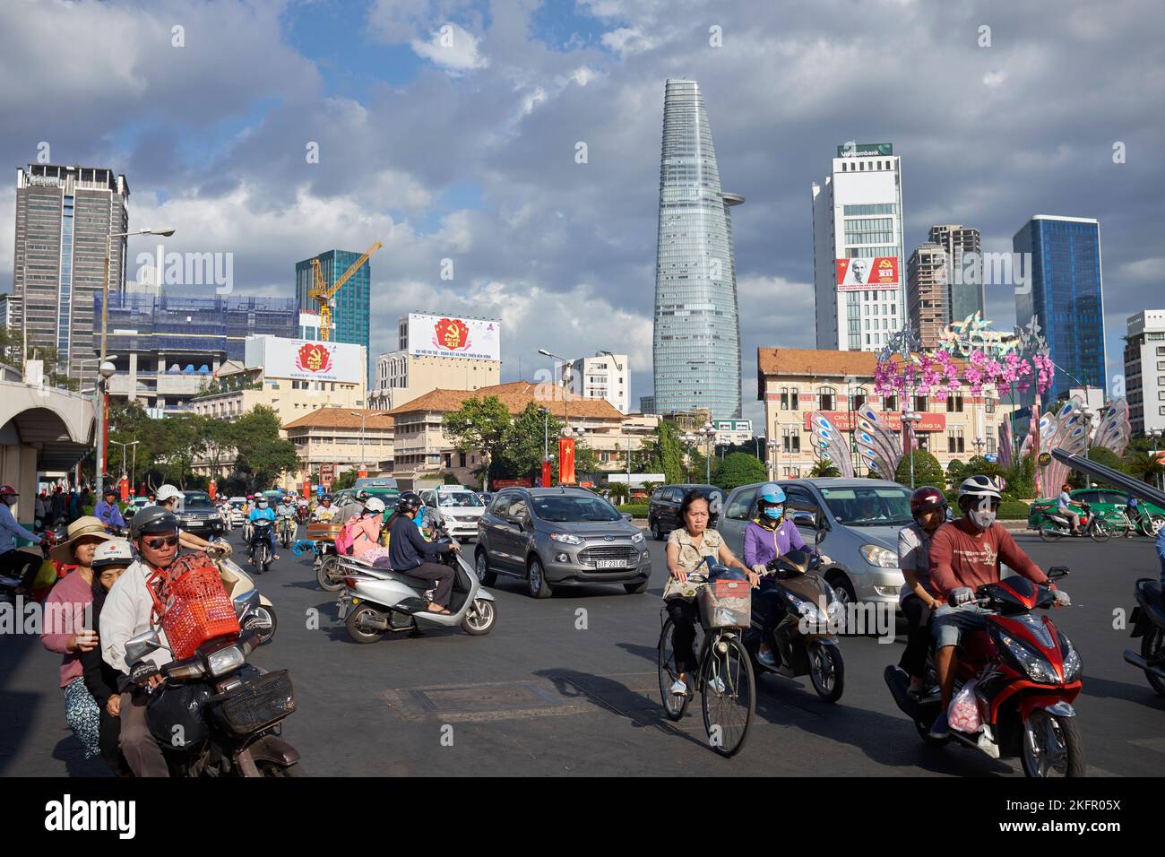 City center with skyscrapers and traffic buildings hires stock photography and images Alamy