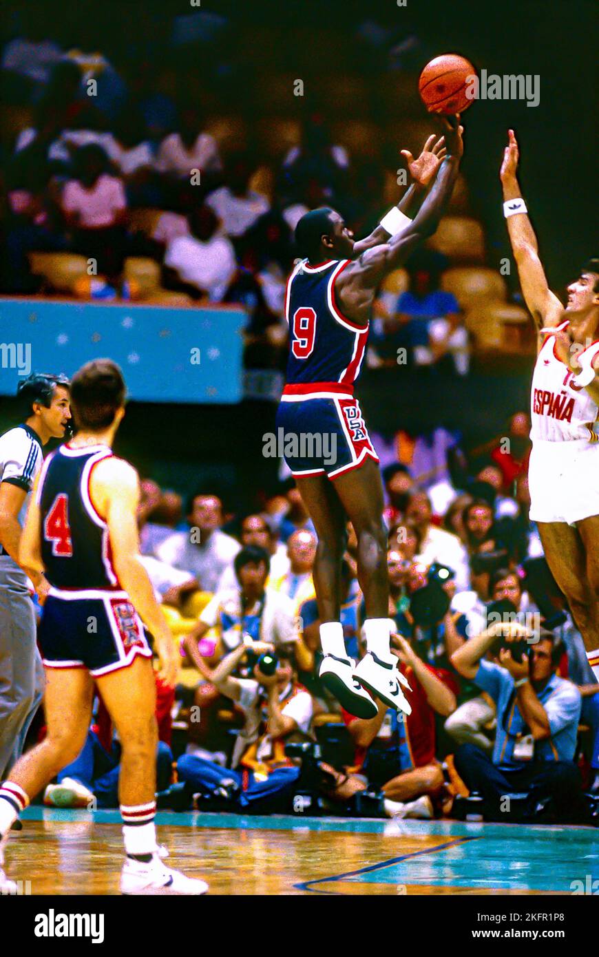 michael jordan 1984 olympic card