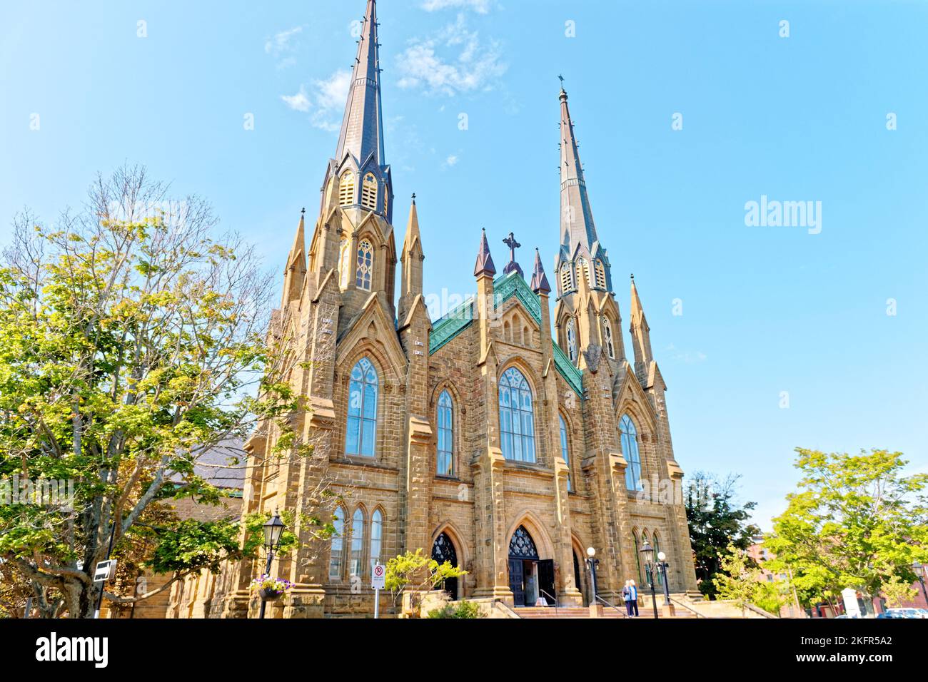 St.Dunstan's Basilica in Charlottetown Stock Photo - Alamy