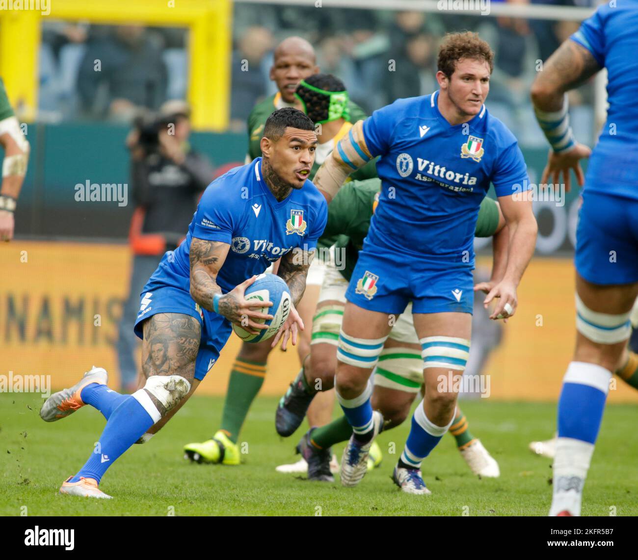 Autumn Nations Series - ANS Rugby, Italy v South Africa, 19 November 2022, Genova Stock Photo