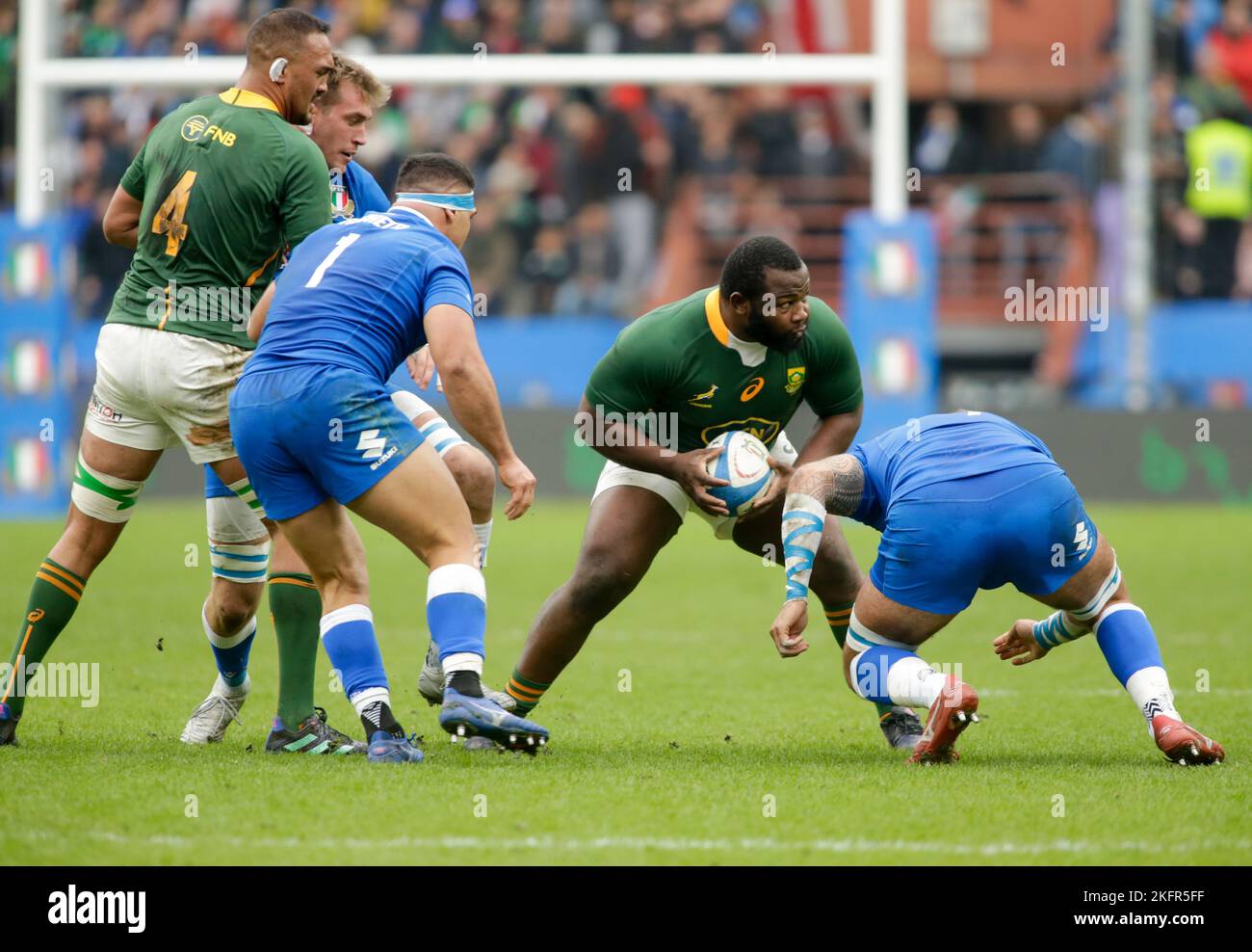 Autumn Nations Series - ANS Rugby, Italy v South Africa, 19 November 2022, Genova Stock Photo