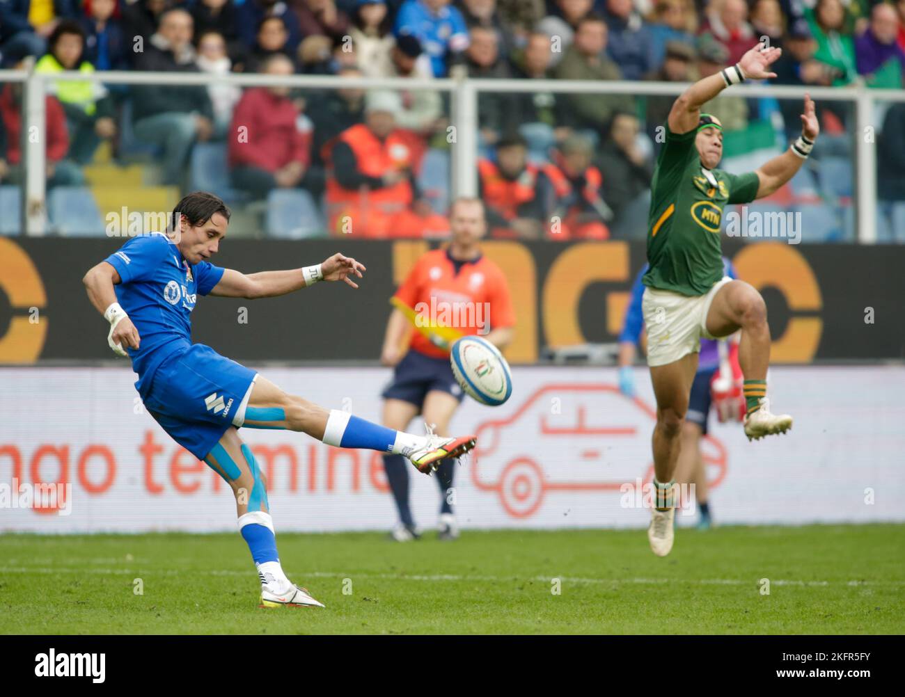 Autumn Nations Series - ANS Rugby, Italy v South Africa, 19 November 2022, Genova Stock Photo